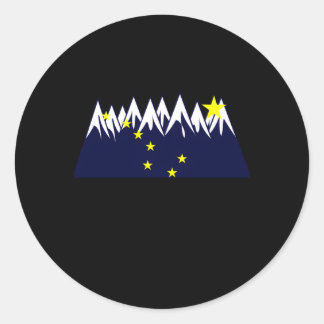 Sticker Rond Juneau Alaska