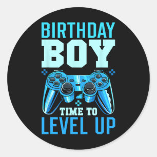 Sticker Rond Jusqu'à l'anniversaire Jeu de jumelage de garçons 