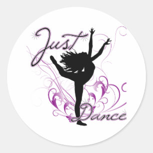 Sticker Rond Juste danser