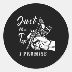 Sticker Rond Juste Le Conseil Artiste Tatouage Tatouage Tatouag
