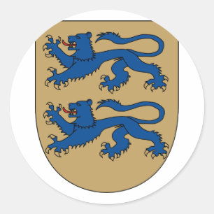 Sticker Rond Jutland Sud, Danemark