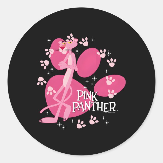 Sticker Rond K Panther Marche partout (Devant)