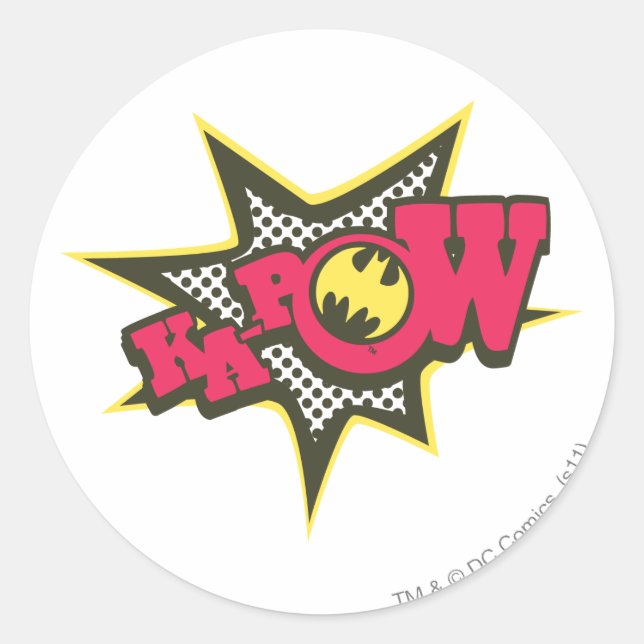 STICKER ROND KA-POW (Devant)