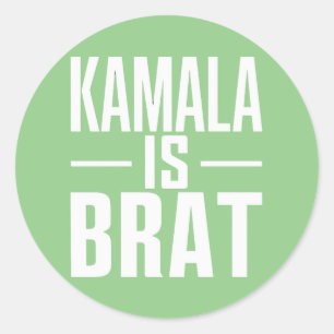 Sticker Rond Kamala est une peste 