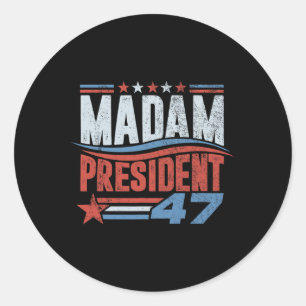 Sticker Rond Kamala Harris 2024 Pour La Campagne Électorale