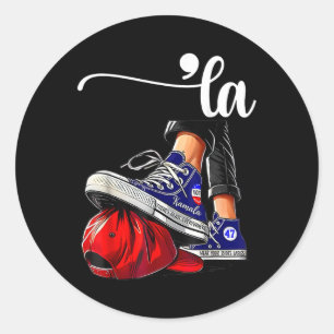 Sticker Rond Kamala Harris Comma La Marche Sur Mega Casquette