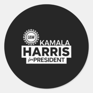 Sticker Rond Kamala Harris Pour Président 2024