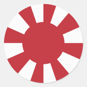 STICKER ROND KAMIKAZE (神 風)