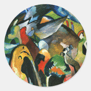 Sticker Rond Kandinsky - Improvisation 19A