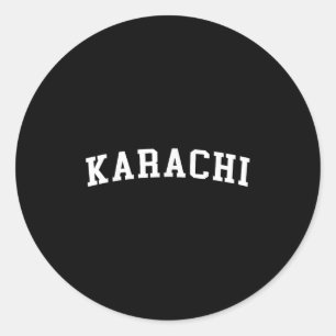 Sticker Rond Karachi 