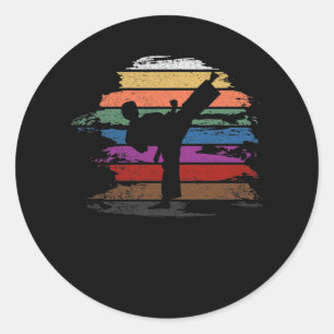 Sticker Rond Karaté Belt Colors