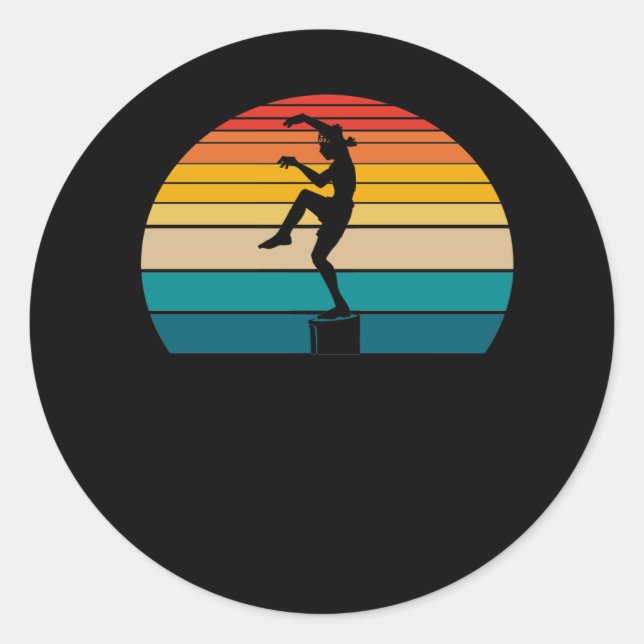 Sticker Rond Karaté Kid (Devant)
