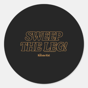 Sticker Rond Karate Kid - Balayer La Jambe