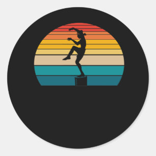 Sticker Rond Karate Kid - Crane Kick