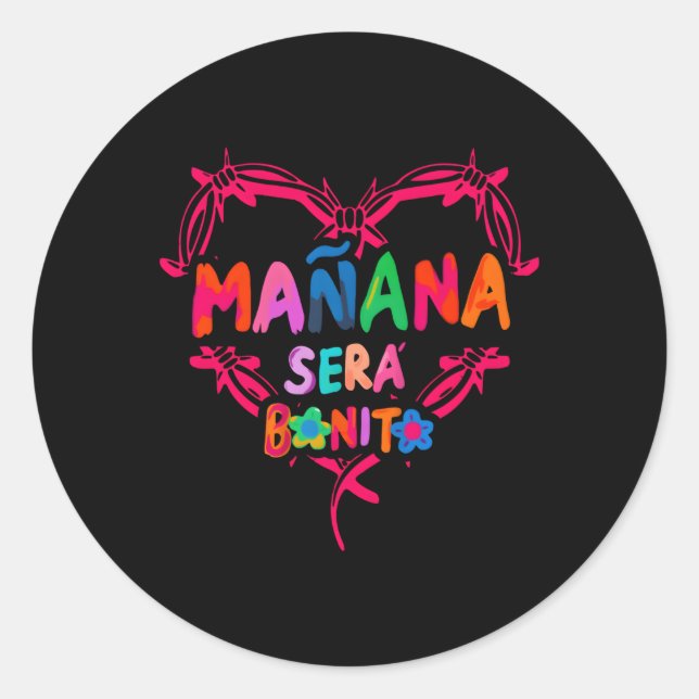 Sticker Rond Karols Ana G Sera Bonitos (Devant)