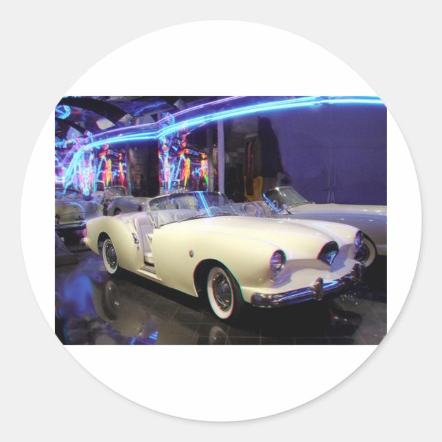 Sticker Rond Kasier_Darrin 1953 Kaiser Darrin (Devant)
