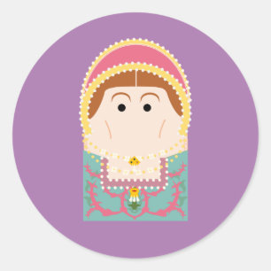 Sticker Rond Katherine Parr