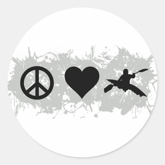 Sticker Rond Kayak (Devant)