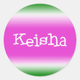 Sticker Rond Keisha