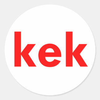 Sticker Rond kek