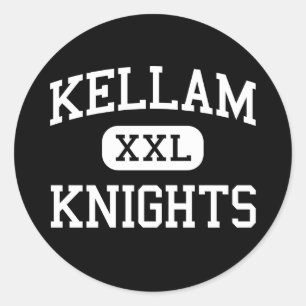 Sticker Rond Kellam - chevaliers - haut - Virginia Beach la