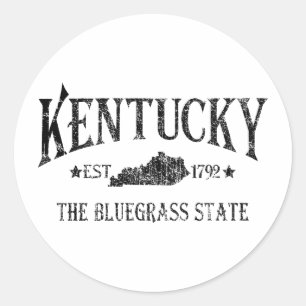 Sticker Rond Kentucky