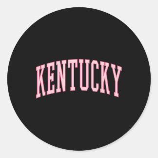 Sticker Rond Kentucky Preppy K
