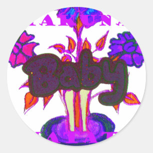 Sticker Rond Kenya Heart Art : I Love Kenya