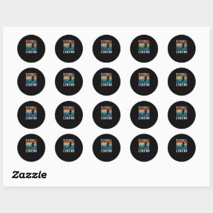Sticker Rond Kickball Legend