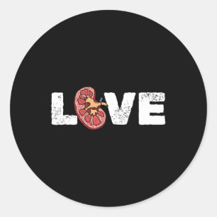 Sticker Rond Kidney Organ