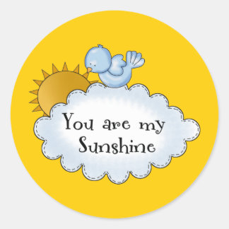 Sticker Rond Kid's Bird Sun Tu es mon soleil