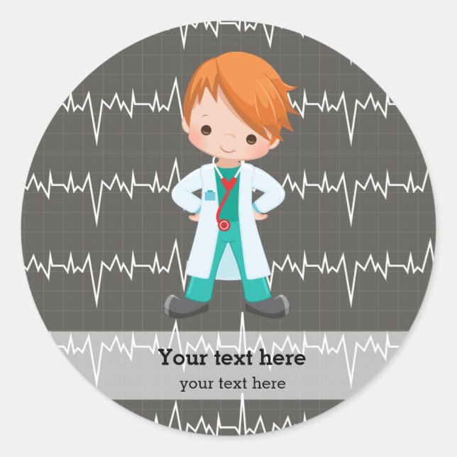 Sticker Rond Kids Doctor (Devant)