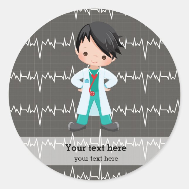 Sticker Rond Kids Doctor (Devant)