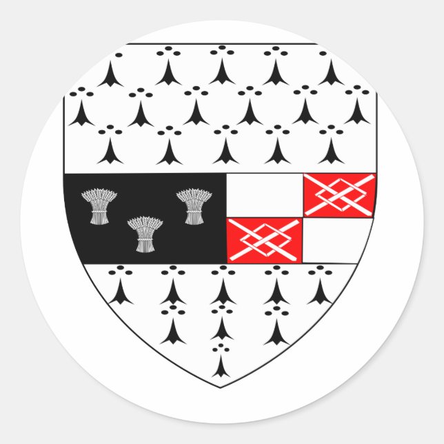 Sticker Rond Kilkenny County Crest, Irlande (Devant)
