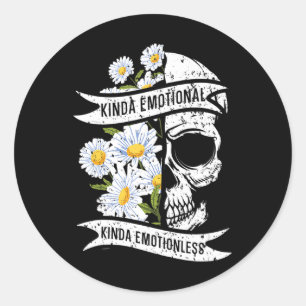 Sticker Rond Kinda Émotionnel Kinda Émotion Santé Mentale Sans 