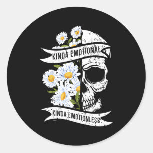 Sticker Rond Kinda Émotionnel Kinda Émotionné Tal Health