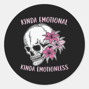 Sticker Rond Kinda Émotionnel Kinda Émotionnel Santé Mentale Sa