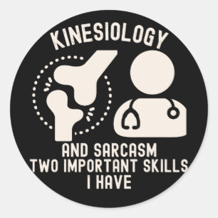 Sticker Rond Kinésiologue7, Spécialisation en Kinésiologie