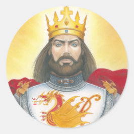 Sticker Rond King Arthur