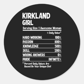 Sticker Rond Kirkland