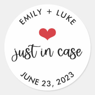 Sticker Rond Kit de récupération de Mariage de Coque
