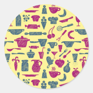 Sticker Rond Kitchen