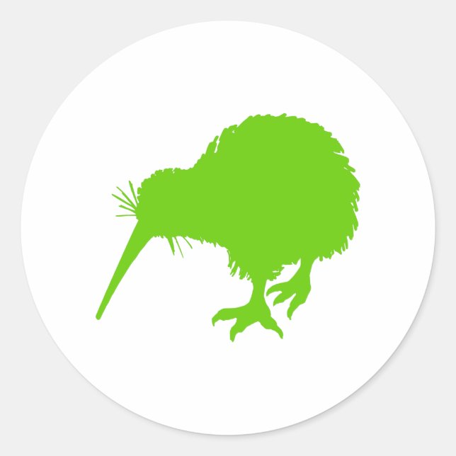 Sticker Rond Kiwi Green (Devant)