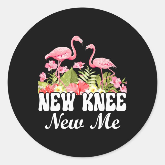 Sticker Rond Knee Replacement And Knee Surgery Recovery New Kne (Devant)