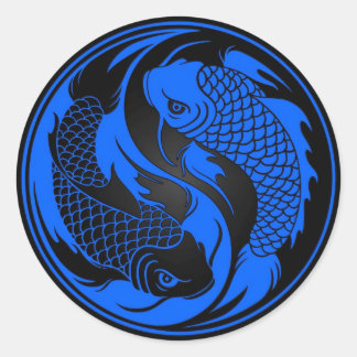 Sticker Rond koi