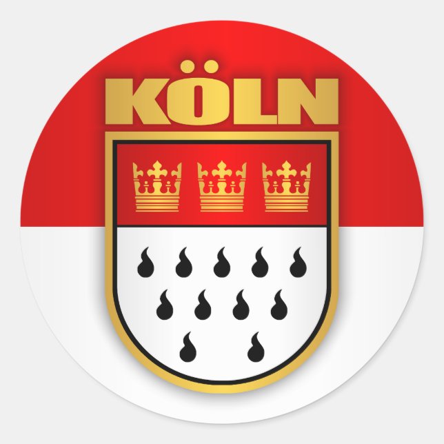 Sticker Rond Koln (Cologne) (Devant)