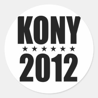 Sticker Rond Kony 2012
