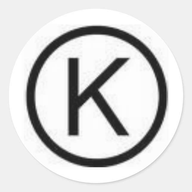 STICKER ROND KOSHER (Devant)