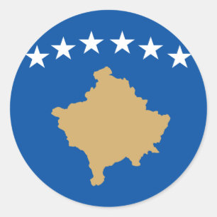 Sticker Rond kosovo