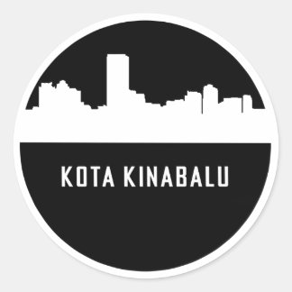 Sticker Rond Kota Kinabalu